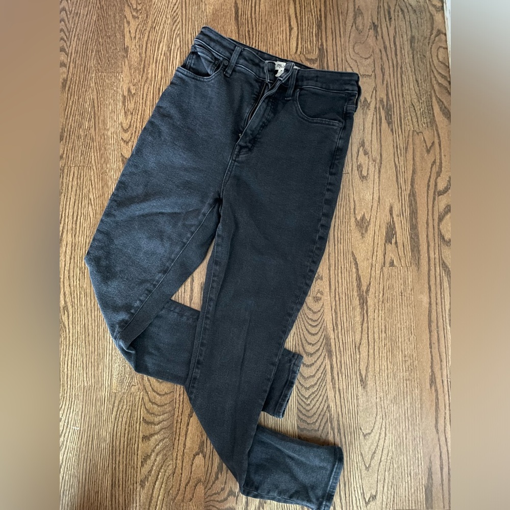 Madewell black skinny jeans